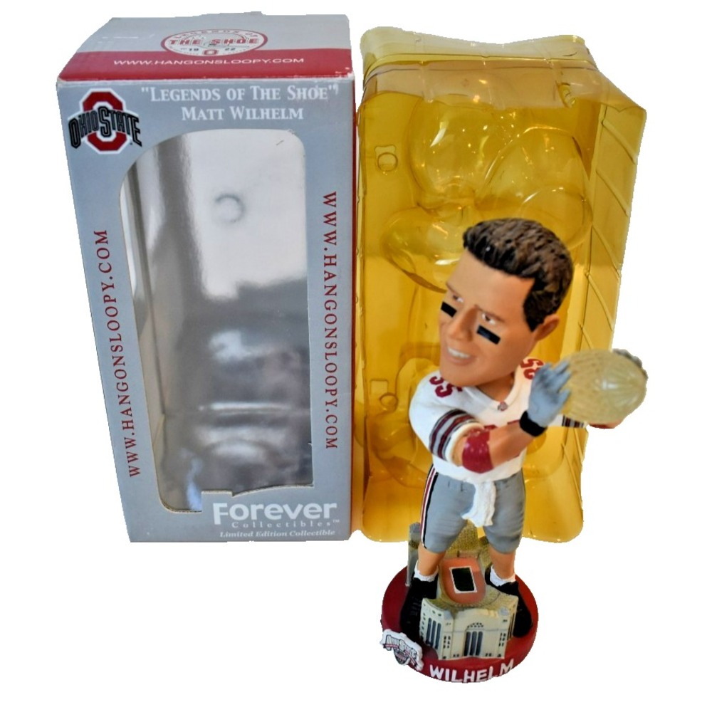 Ohio State Buckeyes Matt Wilhelm #35 Legends of the Shoes Bobblehead w/ Box